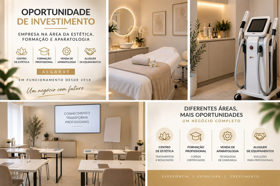 Empresa de Estética Avançada: Formação DGERT, Venda/Aluguer de Aparatologia e La