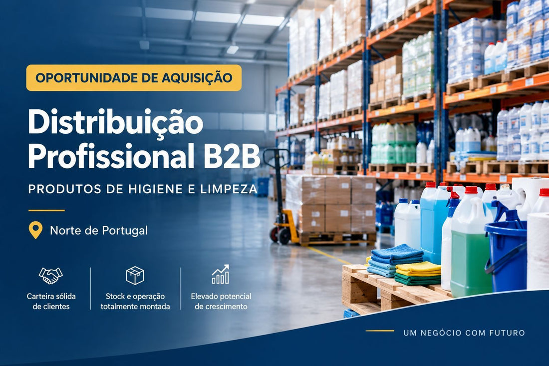 Empresa de Distribuição B2B consolidada - Setor Higiene e Limpeza
